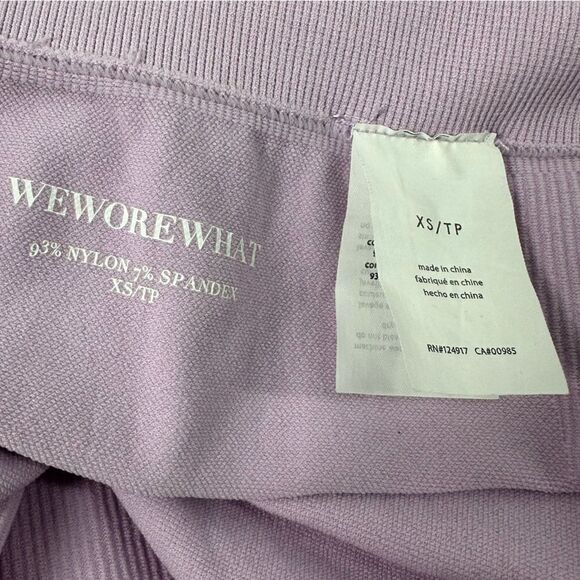 WEWOREWHAT Women’s Lilac Seamless Leggings Sz XS - Picture 7 of 8